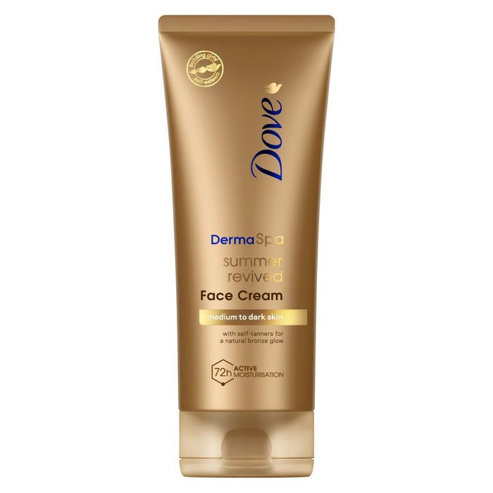 Dove DermaSpa Summer Revived Medium to Dark Self-Tan Face Cream 75 ml