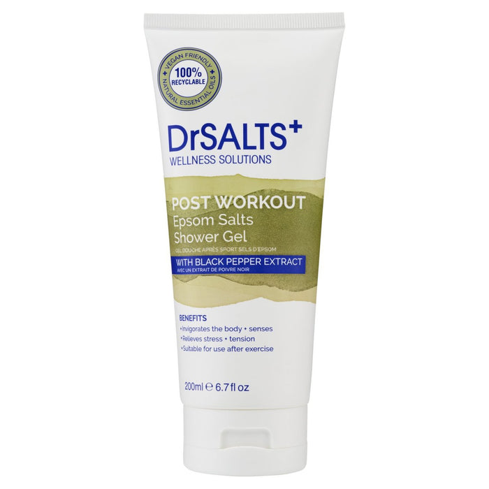 Dr Salts+ Post Workout Therapy Shower Gel 200ml