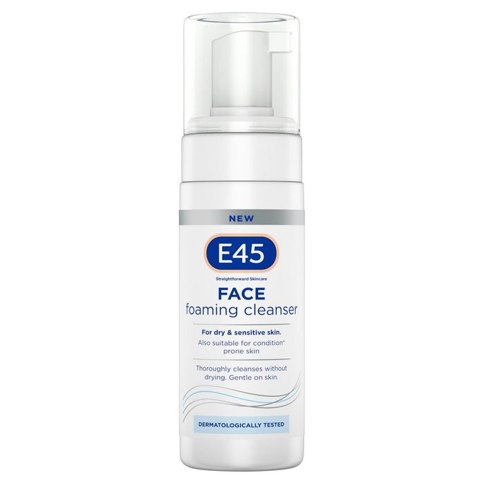 E45 Face Foaming Cleanser For Dry & Sensitive Skin 150ml