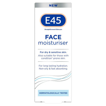E45 Face Moisturiser For Dry & Sensitive Skin 50ml