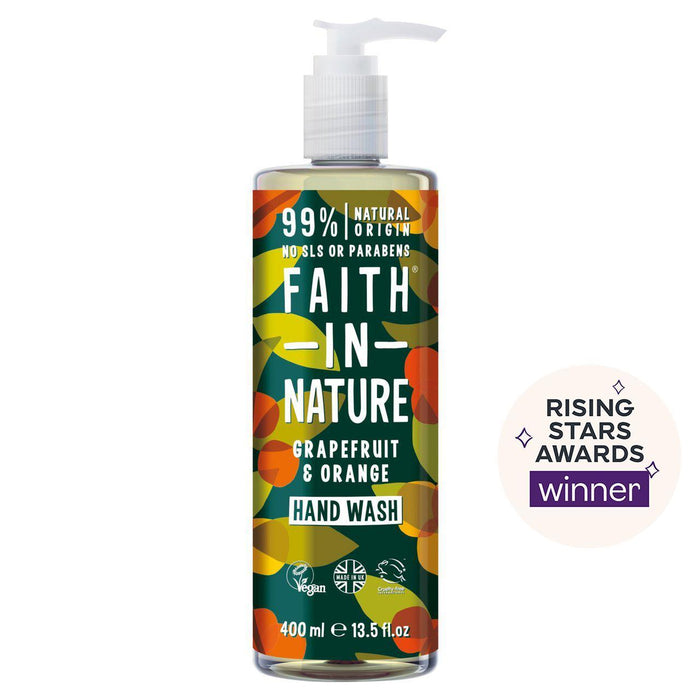 Faith en nature pamplemousse et lavage à la main orange 400 ml