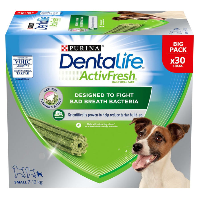 Dentalife ActivFresh Small Dog Treat Dental Stick 30 Sticks