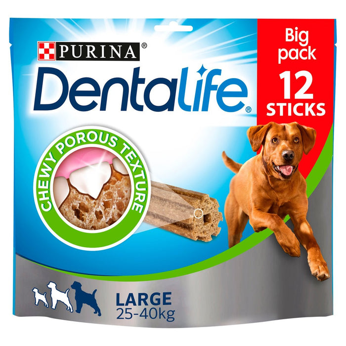 Dentalife Large Dog Treats Dental Chew 12 x 35g