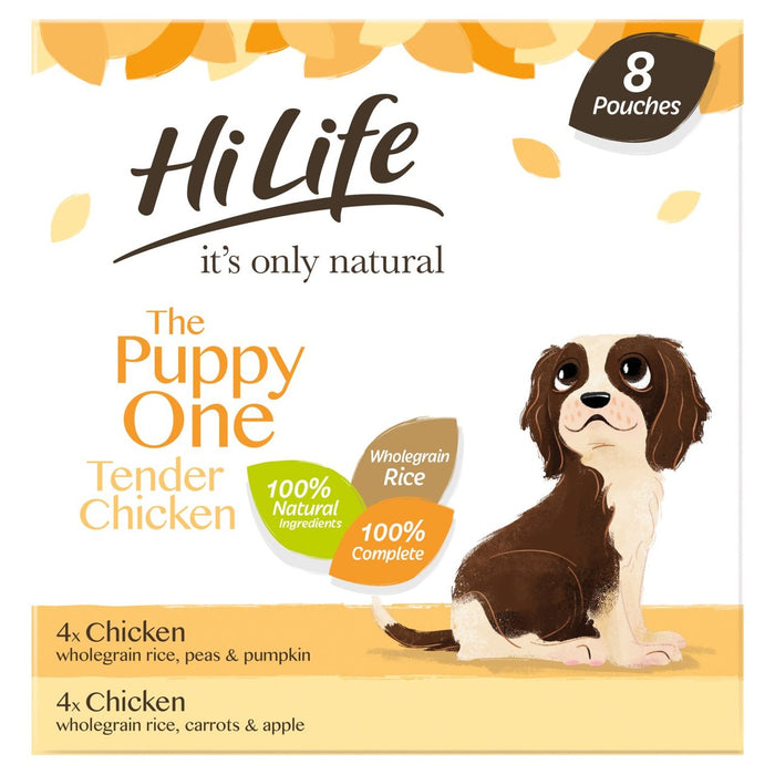 HiLife It's Only Natural Wet Complete Dog Food The Puppy One 8 x 150g