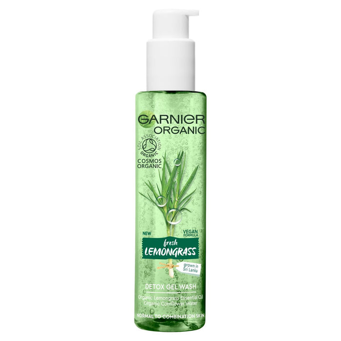 Garnier orgánico de lemongrass desintoxicación gel de lavado 150 ml
