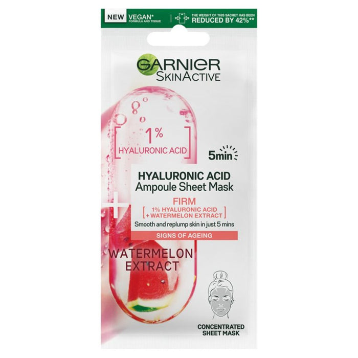 Garnier Skinactive Hyaluronic Acid Association Ampoule Sheet Mask 15G