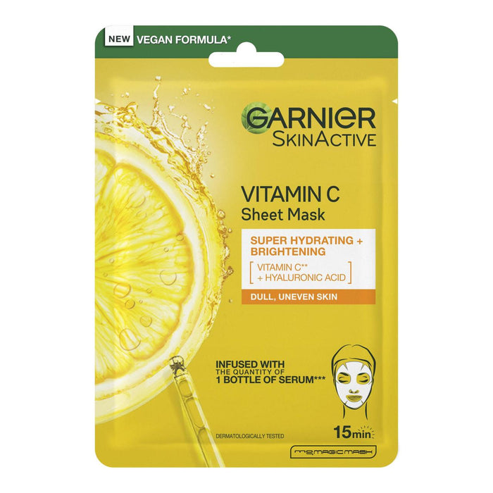 Garnier hautaktive Feuchtigkeitsbombe Vitamin C Gesichtsmaske 28g