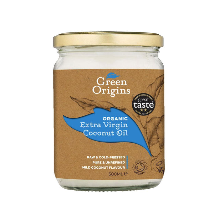 Green Origins Organic Extra Virgin Coconut Huile 500 ml