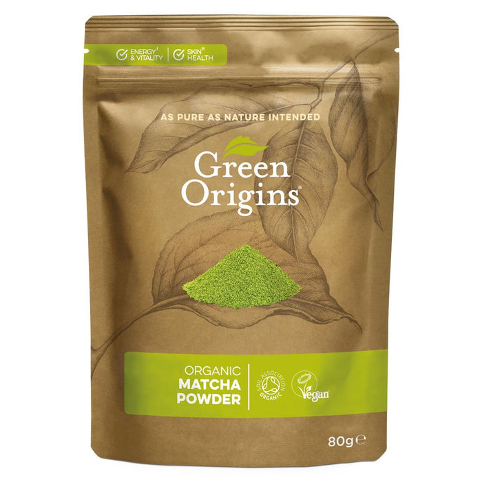 Origins verdes Matcha orgánica Té verde en polvo 80g