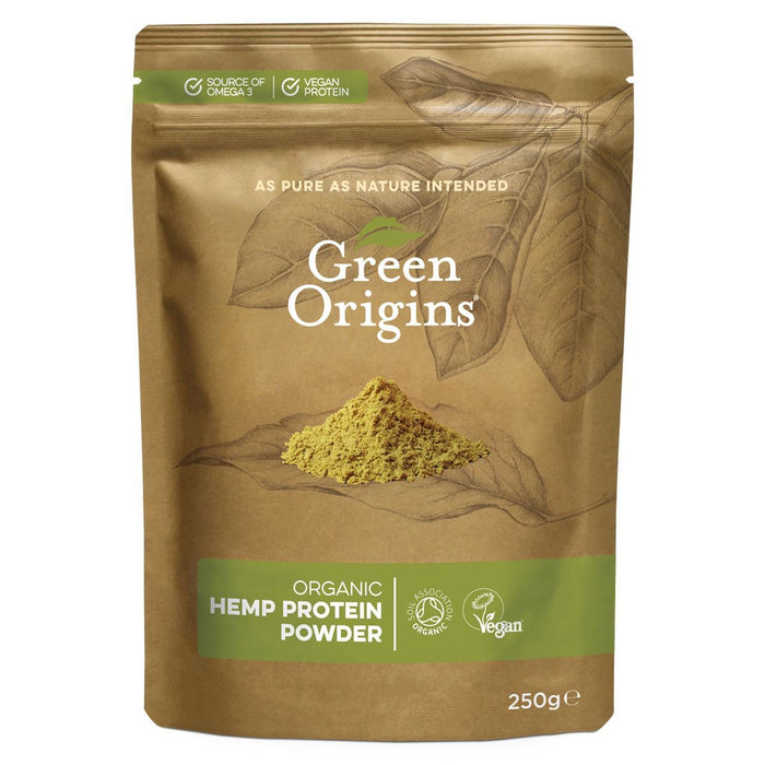 Grüne Ursprünge organischer Rohhanfproteinpulver 250 g