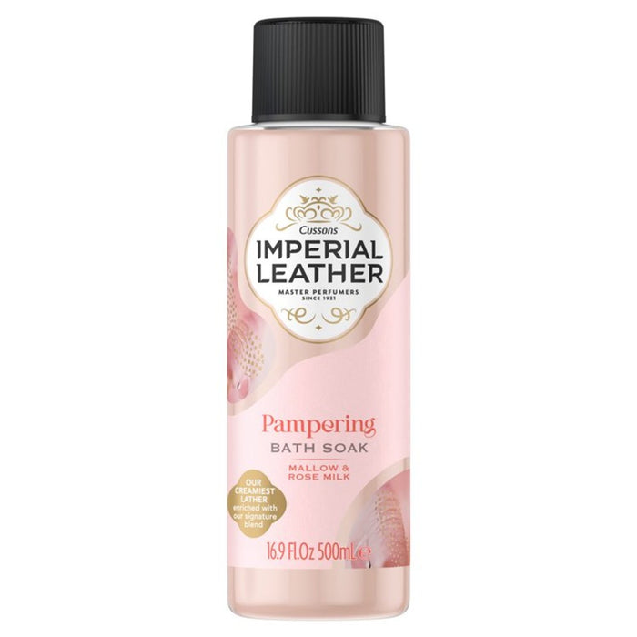 Imperial Leather Pampering Bath Soak Mallow and Rose Milk 500ml