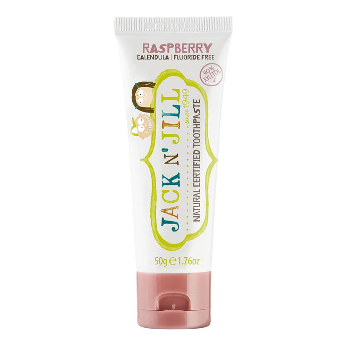 Jack N' Jill Organic Raspberry Toothpaste with Natural Flavouring 50ml