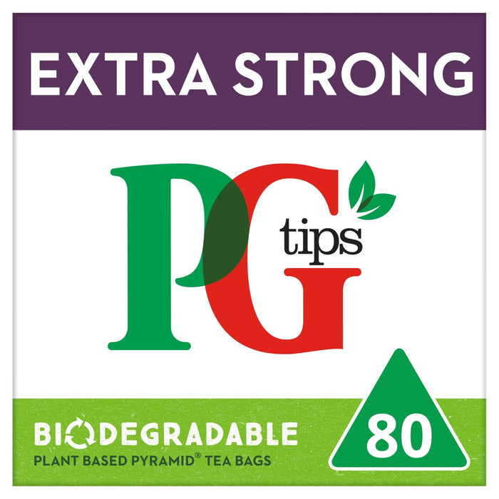 PG Tips Extra Strong Pyramid Teabags 80 per pack