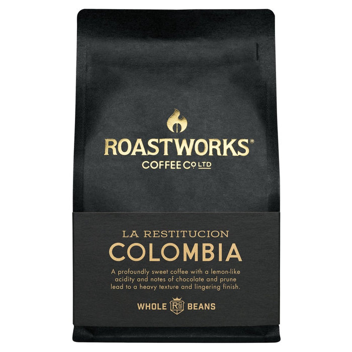 Roastworks Colombia Whole Bean Coffee 200g