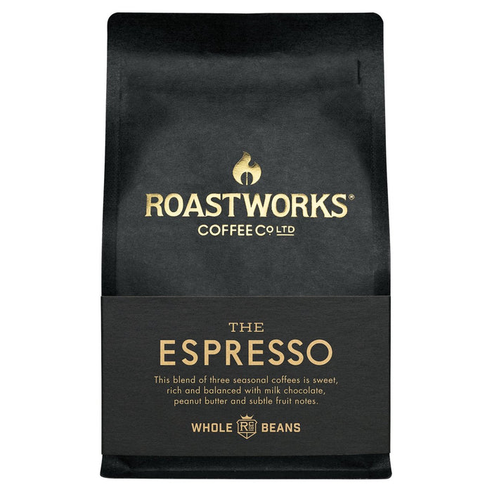 Roastworks Espresso Whole Bean Coffee 200g