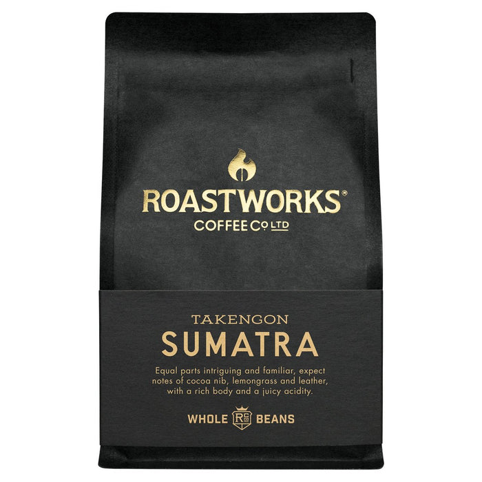 Roastworks Sumatra Whole Bean Coffee 200g