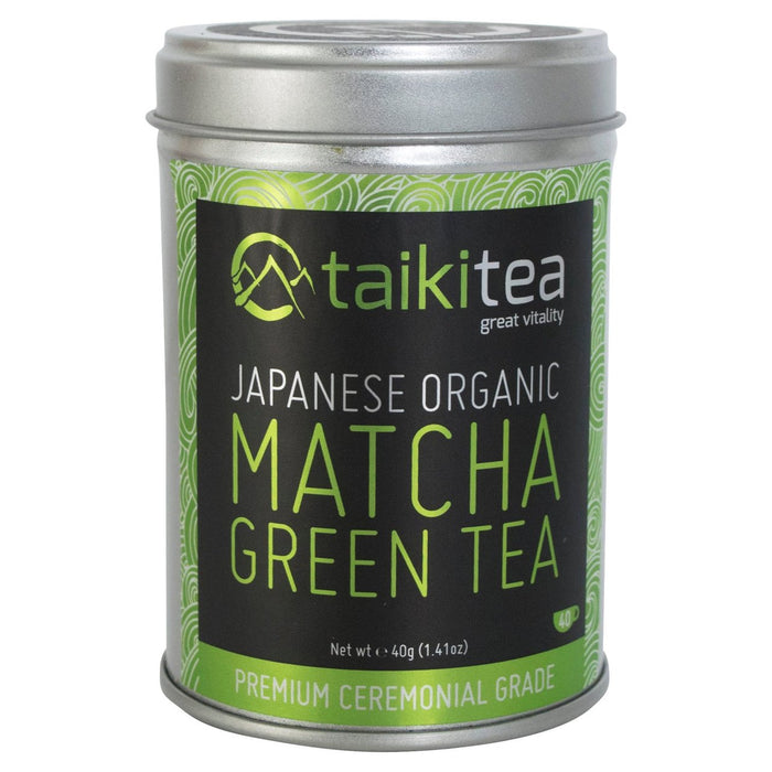 Taiki Tea Premium Organic Ceremonial Matcha Tin 40g