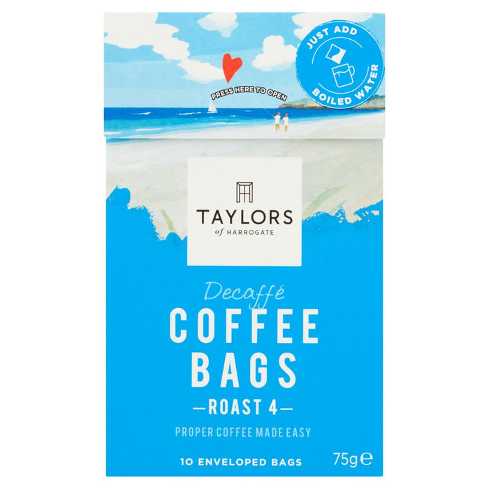 Taylors Decaffe Coffee Bags 10 per pack