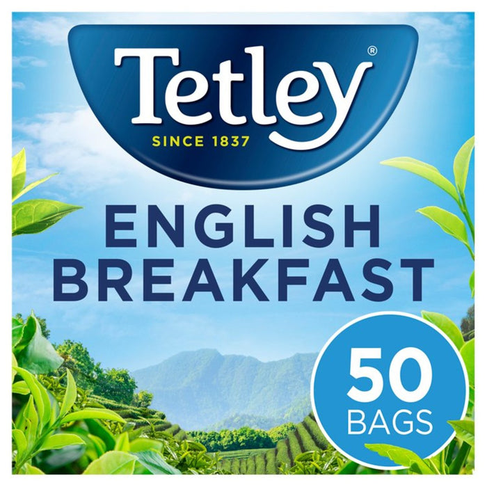 Tetley English Breakfast 50 per pack
