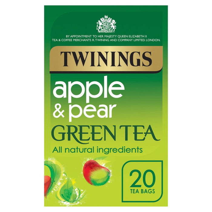 Twinings Apple & Pear Green Tea 20 Tea Bags 20 per pack