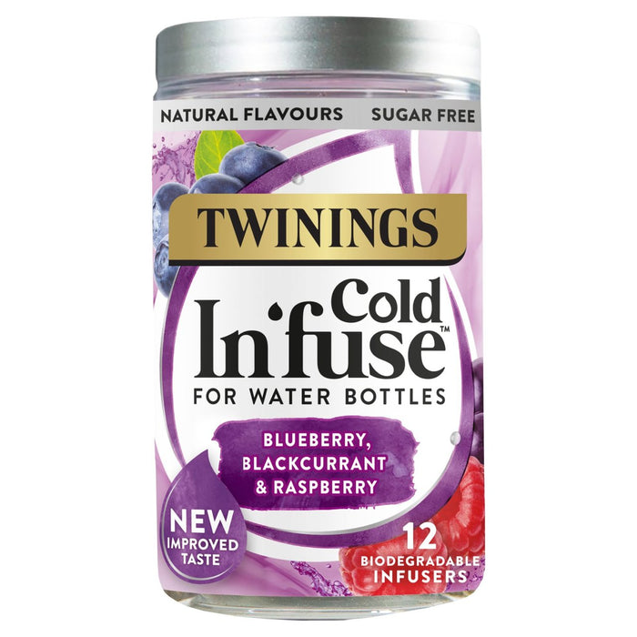 Twinings Cold In'fuse Blueberry Blackcurrant & Raspberry 12 Infusers 12 per pack