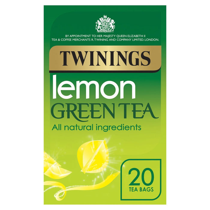 Twinings Té verde limón 20 bolsas de té