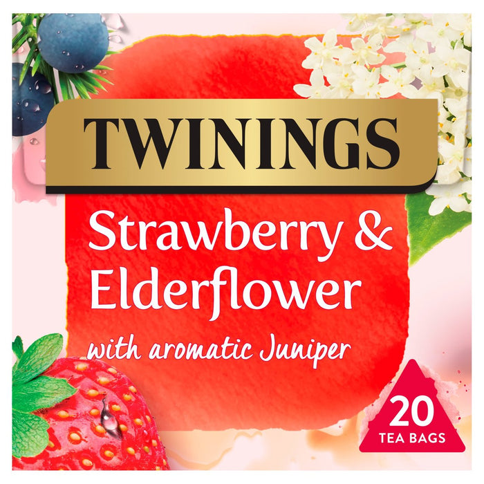 Twinings Strawberry & Elderflower Fruit Tea 20 per pack