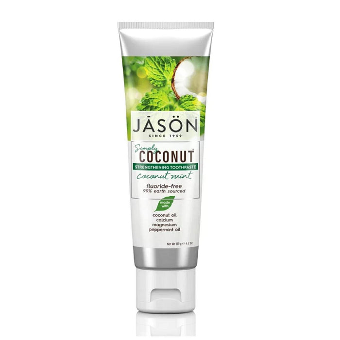 Jason Vegan Coconut Strengthening Toothpaste, Coconut Mint 119g