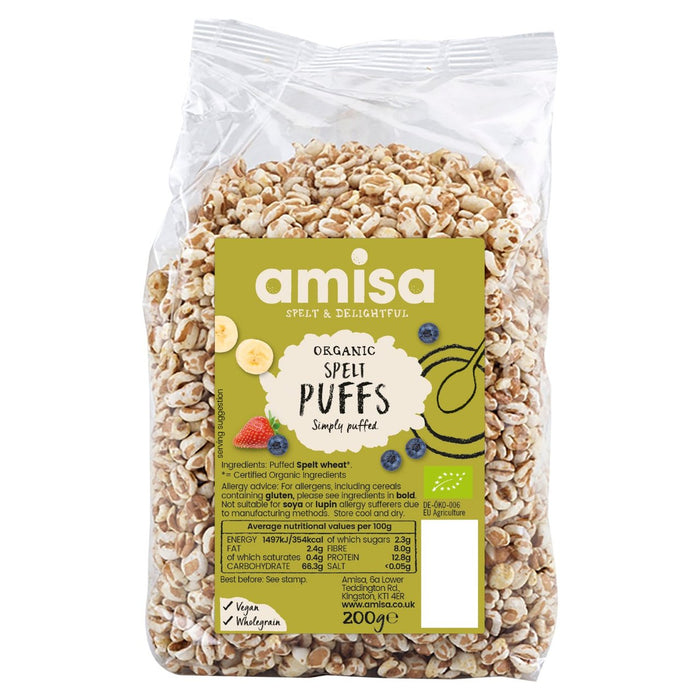 Amisa Organic Spelt Puffs 200g