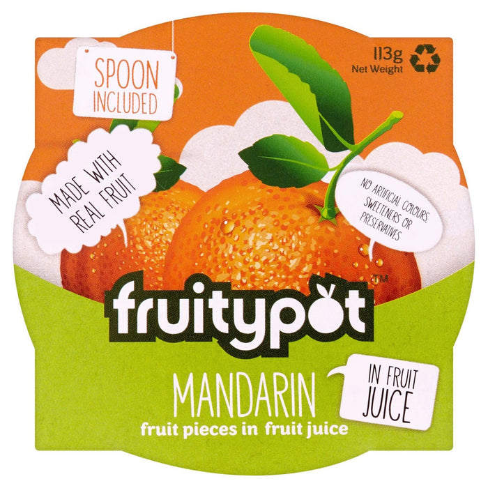 Fruity Pot Mandarin in Juice 113g