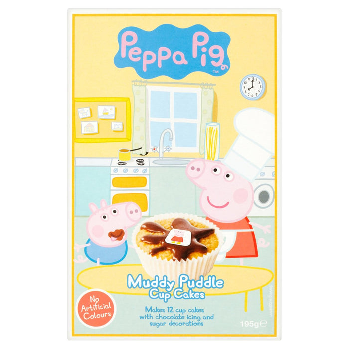 Peppa Pig Muddy Puddle Cup Cake Mix 195g
