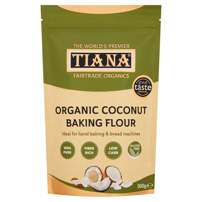 Tiana Organic Coconut Baking Farine 500G