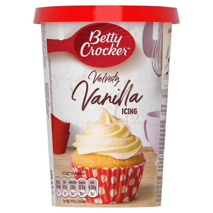 Betty Crocker Velvety Vanilla Freing 400G