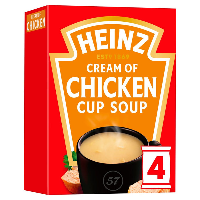 Sopa de taza de pollo Heinz 4 x 17g