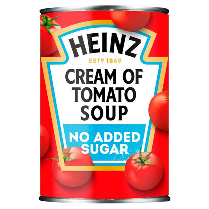 Heinz sin crema de azúcar agregada de sopa de tomate 400 g