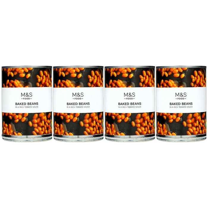 M&S Baked Beans 4 x 410g