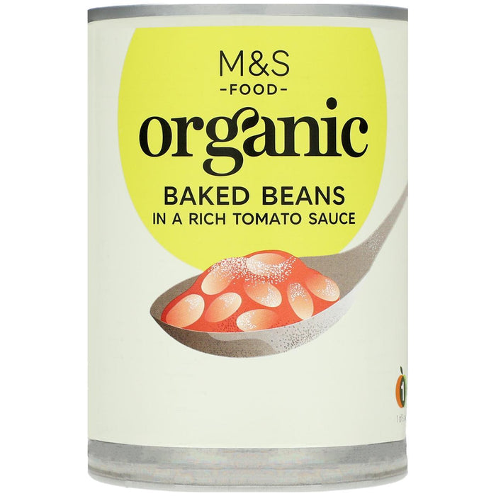 M&S orgánicos frijoles horneados 400g