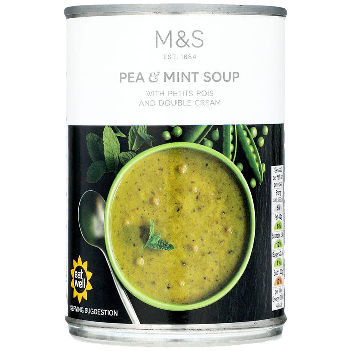 M & S Pea & Mint Suppe 400g