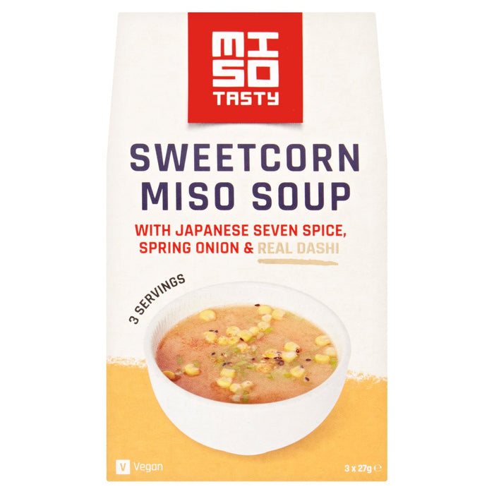 Miso Tasty Sweetcorn Miso Soup Kit 3 x 27g