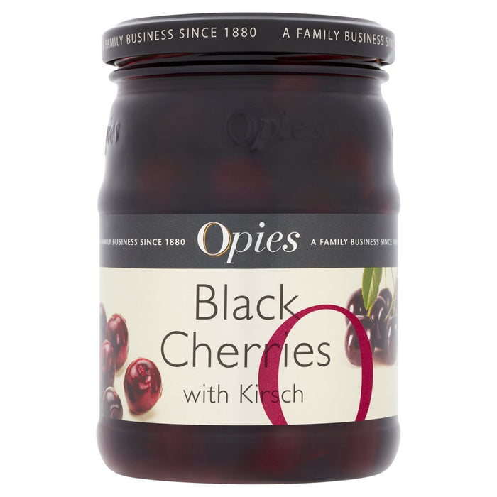 Opies Black Cherries & Kirsch 370g