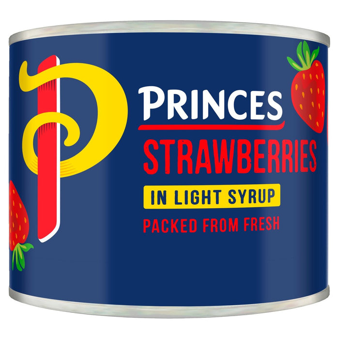 Princes Strawberries in Light Syrup 210g
