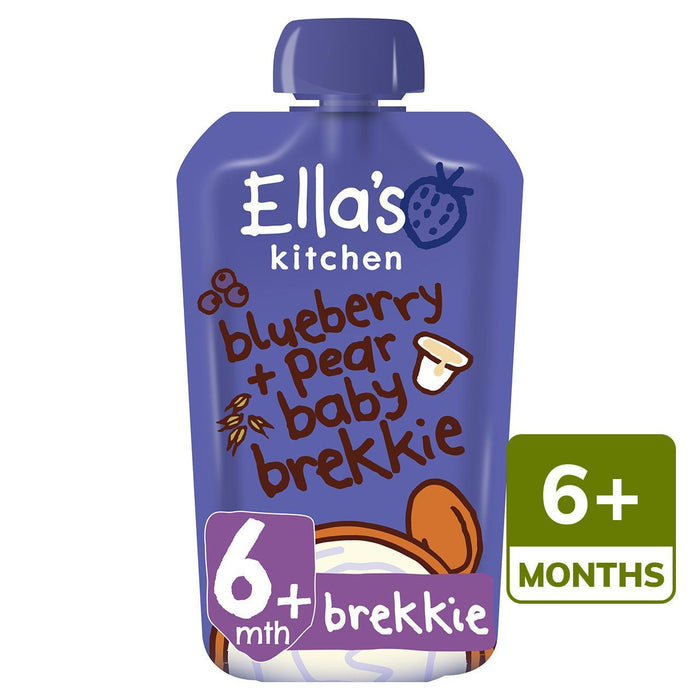 Ellas Küche Baby Brekkie Blueberry & Pear 100g