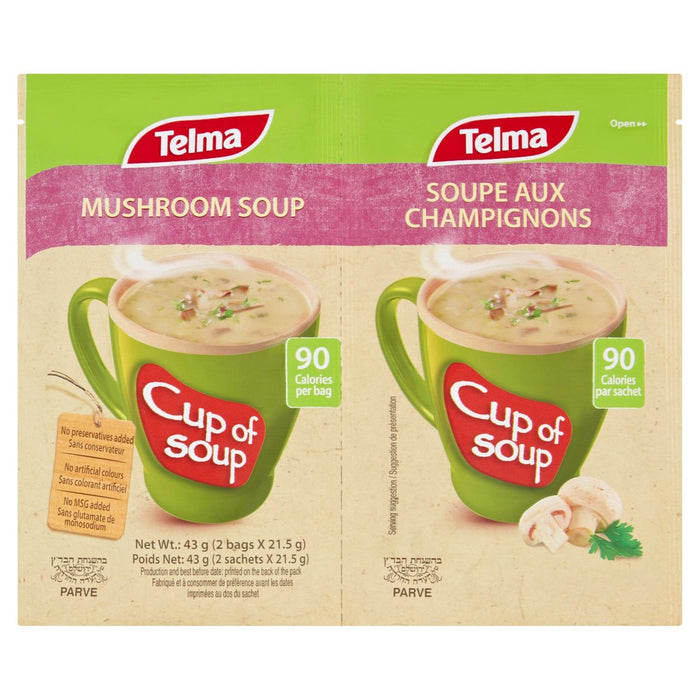 Telma Cup of Soup Mushroom 2 x 21g