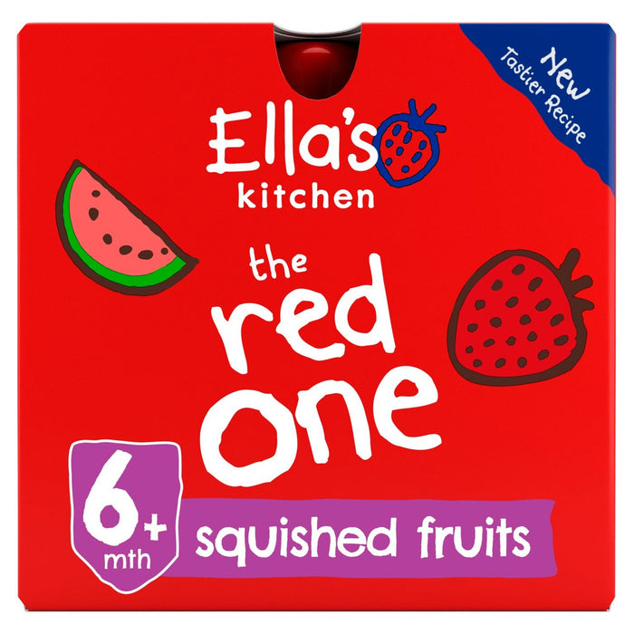 Ella's Kitchen Organic Smoothie fruit le rouge 5 x 90g