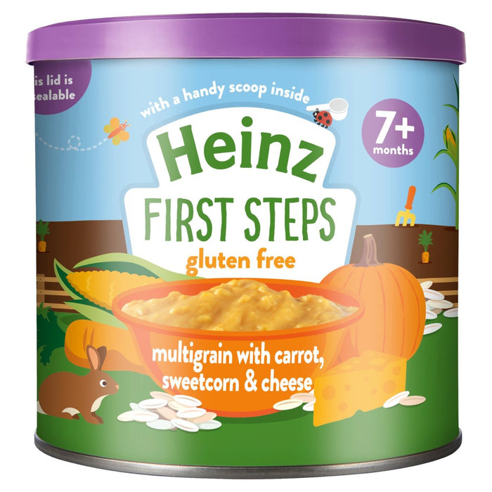 Heinz Multigrain Pumpkin, zanahoria Sweetcorn & Cheese 200g