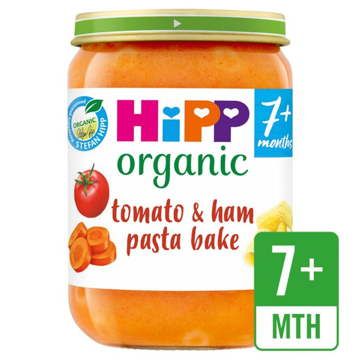 Pasta orgánica HIPP Italienne con jarra de alimentos para bebés de jamón 7+ meses 190 g