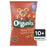 Organix Tomato Noughts & Crosses Toddler Snack Corn Puffs Multipack 4 x 15g