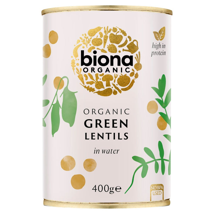 Lentejas verdes orgánicas Biona 400g
