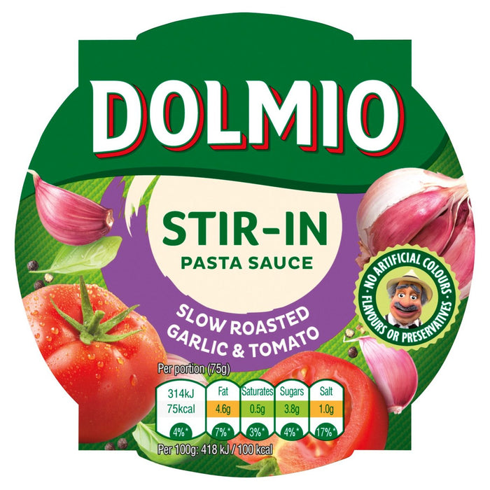 Dolmio Tomaten- und Knoblauch -Nudelsauce 150g in Tomaten- und Knoblauch -Sau