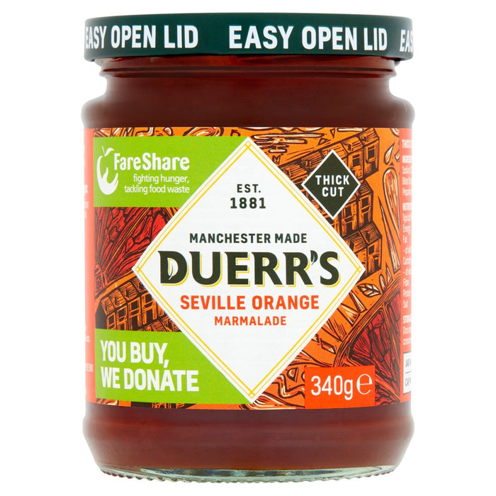 Duerr's Thick Cut Marmalade 340g